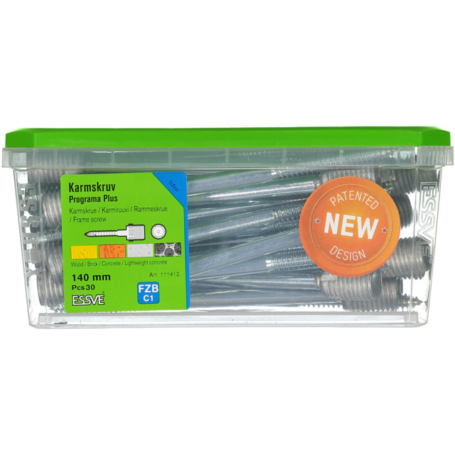 KARMSKRUV PLUS 140MM 30ST/PKT