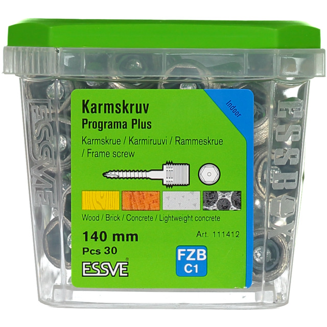 KARMSKRUV PLUS 140MM 30ST/PKT