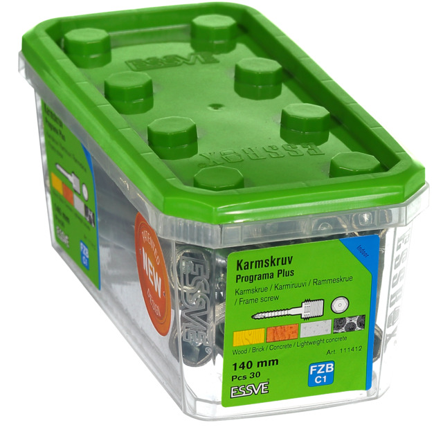 KARMSKRUV PLUS 140MM 30ST/PKT