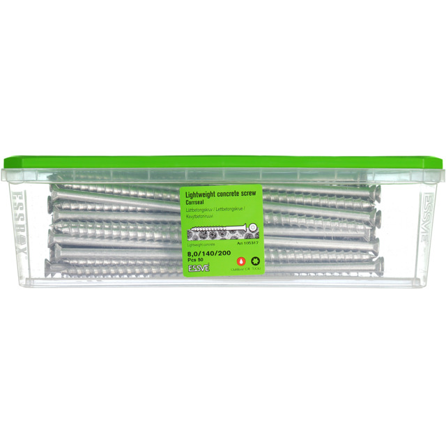 LÄTTBETONGSKRUV FS CS 8X200 50ST
