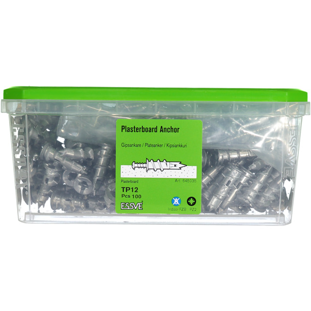 GIPSPLUGG DRIVA TP12 ZINK 100P 100ST                 103100