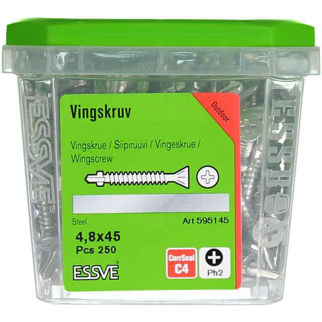 VINGSKRUV CS FS 4,8X45 250ST