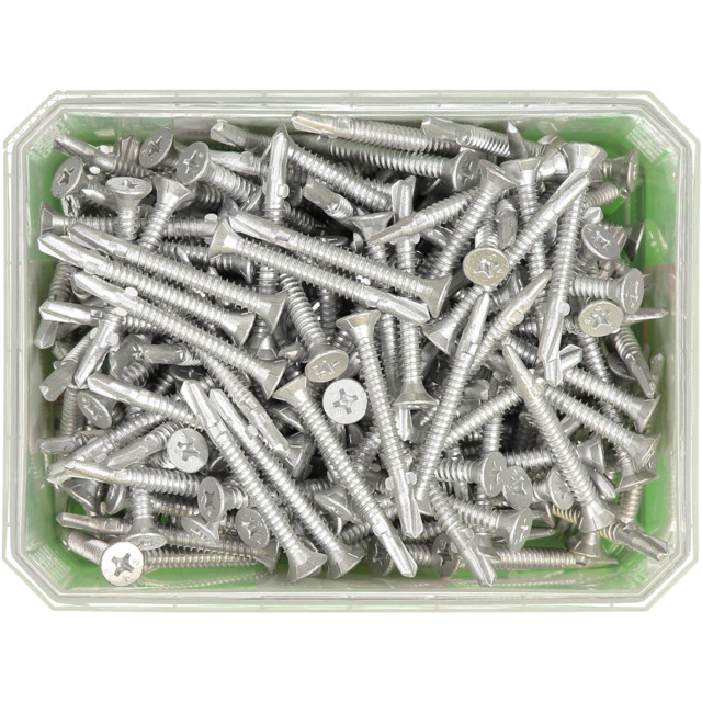 VINGSKRUV FÖRSÄNKT HUVUD PH3 BORRSPETS CORRSEAL 6,3X60MM 200ST