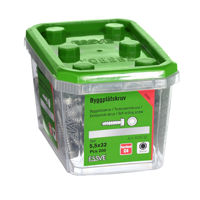 PLÅTSKRUV BS 6K CORR 5,5X32 CORRSEAL 5,5X32 200ST