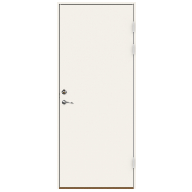 MASSIVDÖRR MD 9X21H EI30 VIT LÅS A565 S2