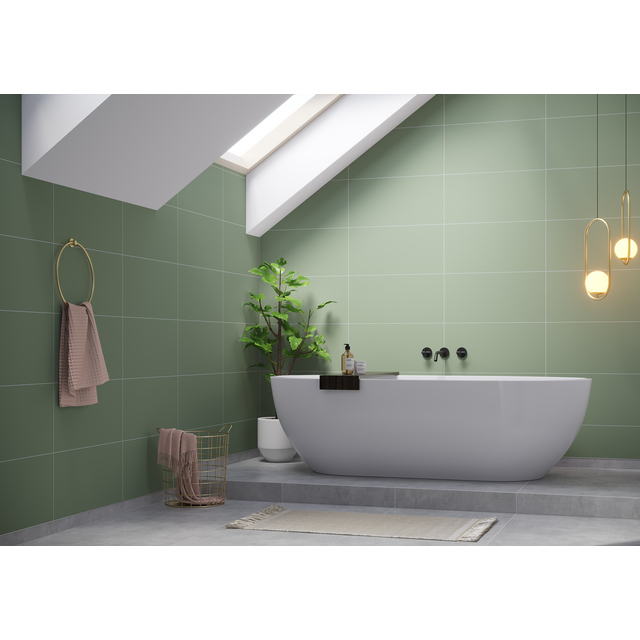 VÄGGSKIVA OLIVEGREEN EM M0303 COLOUR 11X620X2400MM