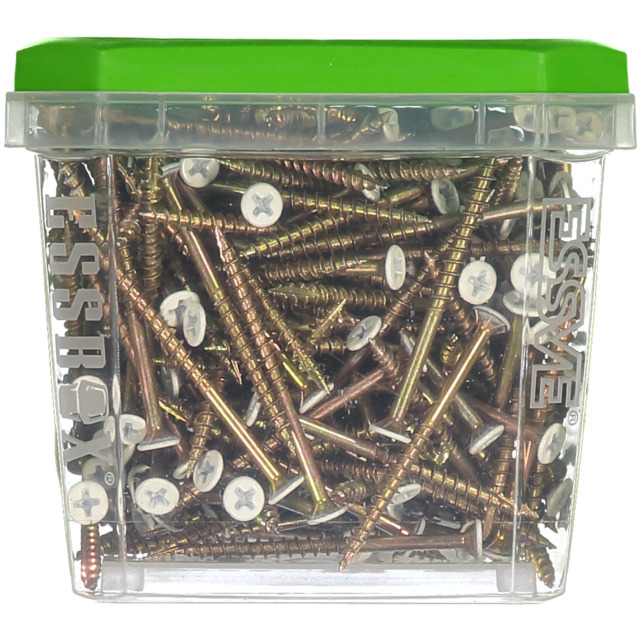 LISTSKRUV 3,4X45 VITLACK 250ST                 406405