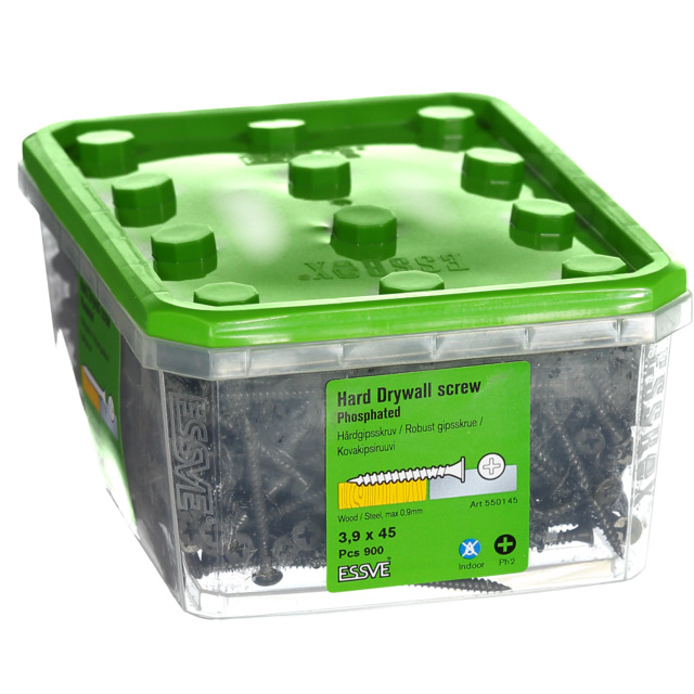 HÅRDGIPSSKRUV 3,9X45 FOS 900ST
