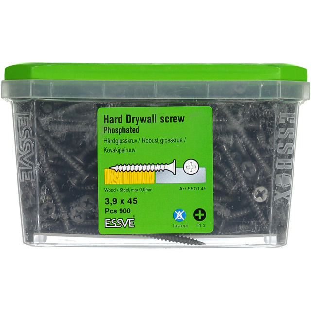 HÅRDGIPSSKRUV 3,9X45 FOS 900ST