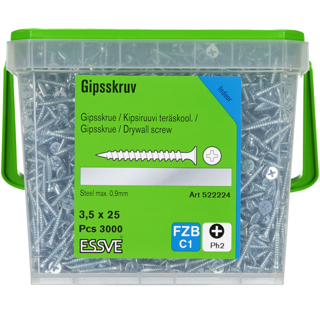 GIPSSKRUV 3,5X25 FZB 3000ST HINK