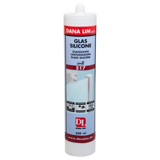 GLASSILIKON 517 DANA MTK TRSP 0,3L | Beijerbygg Byggmaterial