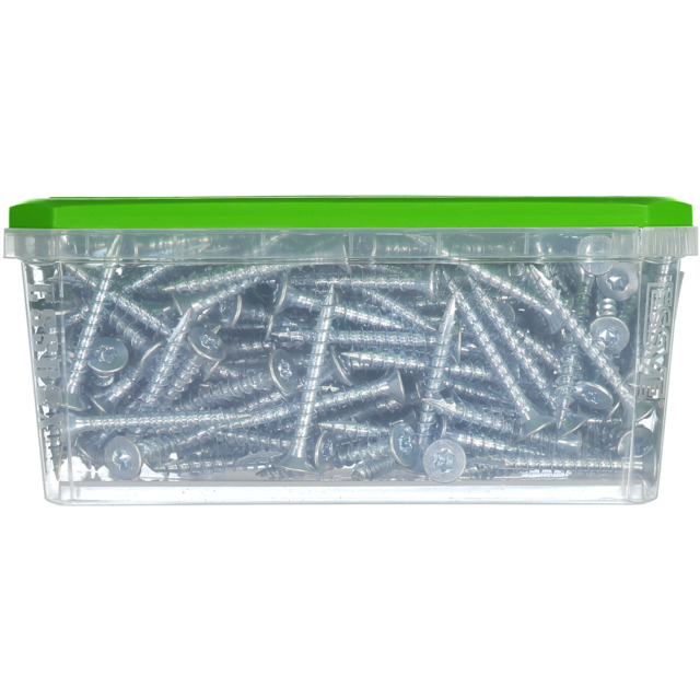 TRÄSKRUV FÖRSÄNKT HUVUD TX30 HELGÄNGAD FZB 6X50MM 200ST