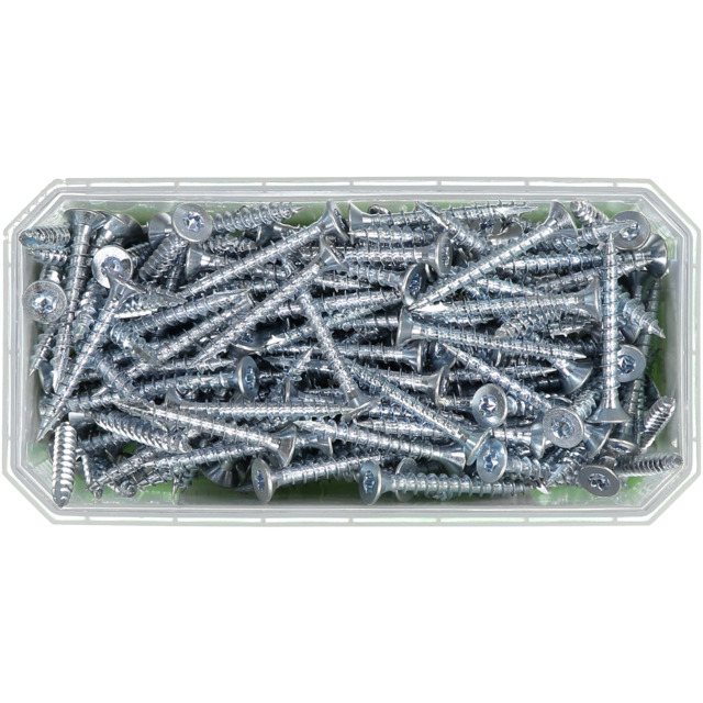 TRÄSKRUV FÖRSÄNKT HUVUD TX30 HELGÄNGAD FZB 6X50MM 200ST