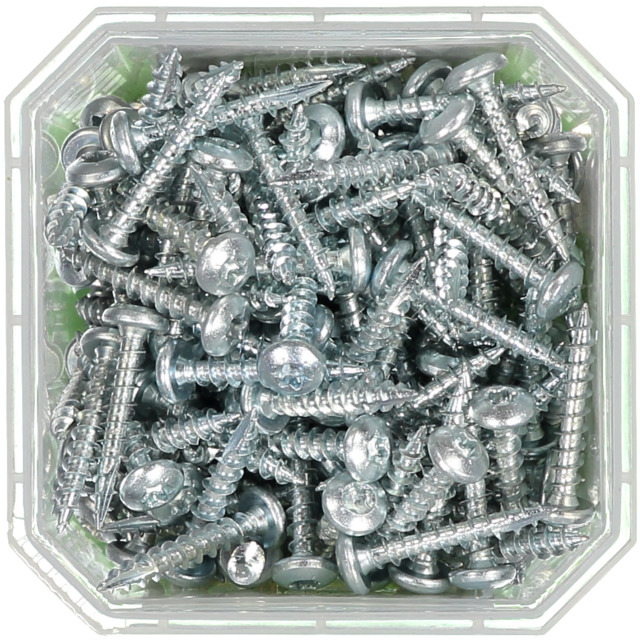 Alternativ bild 0 för 5,0X30/30 spånskivskruv med panhuvud TX25 elektrogalvaniserad - (200 st.)