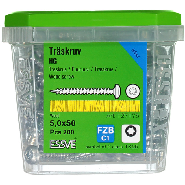 TRÄSKRUV TRTH TX25 HG 5,0X50 FZB 200ST