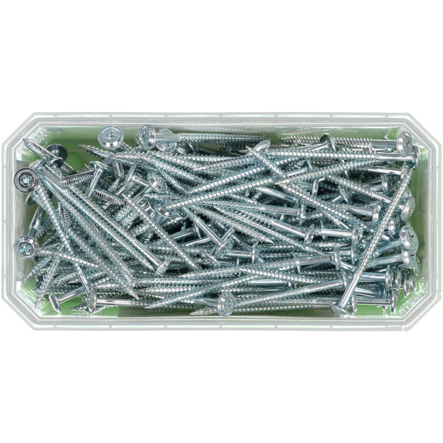 MONTAGESKRUV 4,2X65 TRÄ/STÅL 200ST FZ              406511