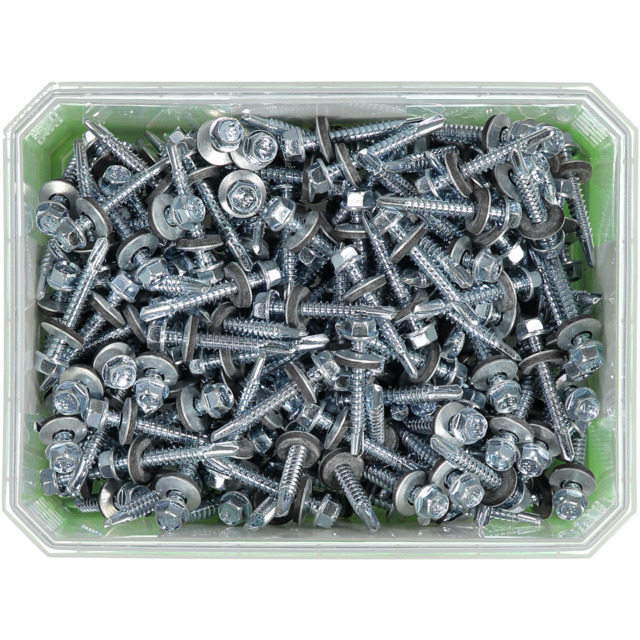 BYGGPLÅTSSKRUV 5,5X38 FZB 200ST                 441201 | Beijerbygg Byggmaterial