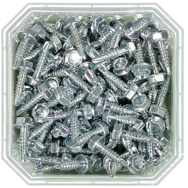 ÖVERLAPPSKRUV M FRISL FZB SEXKANTSHUVUD 4,8X19MM 250ST | Beijerbygg Byggmaterial