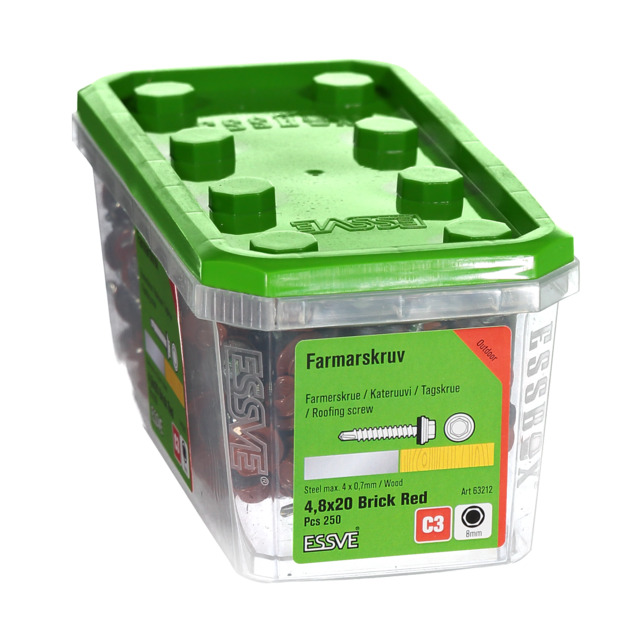 FARMARSKRUV 4,8X20 TRÖD 250ST                 441302