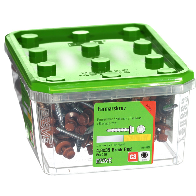 FARMARSKRUV 4,8X35 TRÖD 250ST             (6) 441302