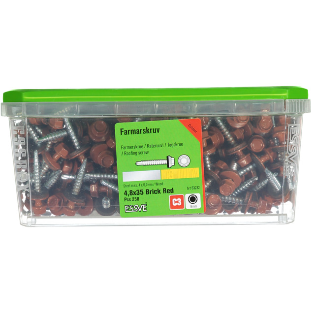 FARMARSKRUV 4,8X35 TRÖD 250ST             (6) 441302