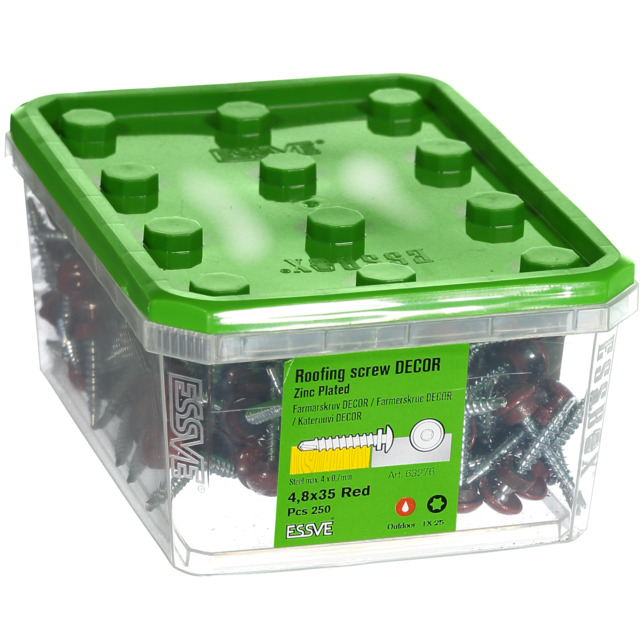 FARMARSKRUV RÖD 4,8X35 TX25 250ST