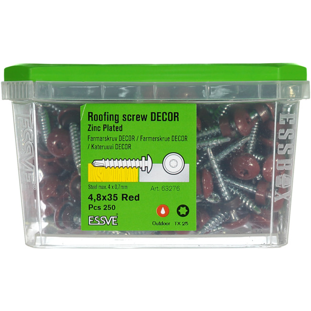 FARMARSKRUV RÖD 4,8X35 TX25 250ST