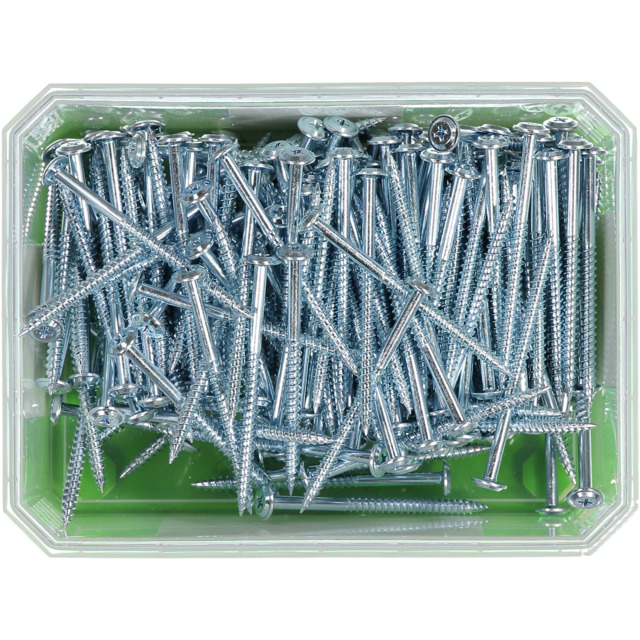 MONTAGESKRUV 4,8X75 FZ SH 200ST TRÄ/STÅL   406511