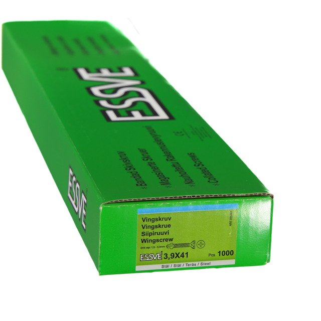 VINGSKRUV B FZB 3,8X41 1000ST | Beijerbygg Byggmaterial