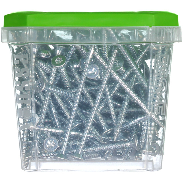 TRÄSKRUV FÖRSÄNKT HUVUD TX20 HELGÄNGAD FZB 4X60MM 100ST