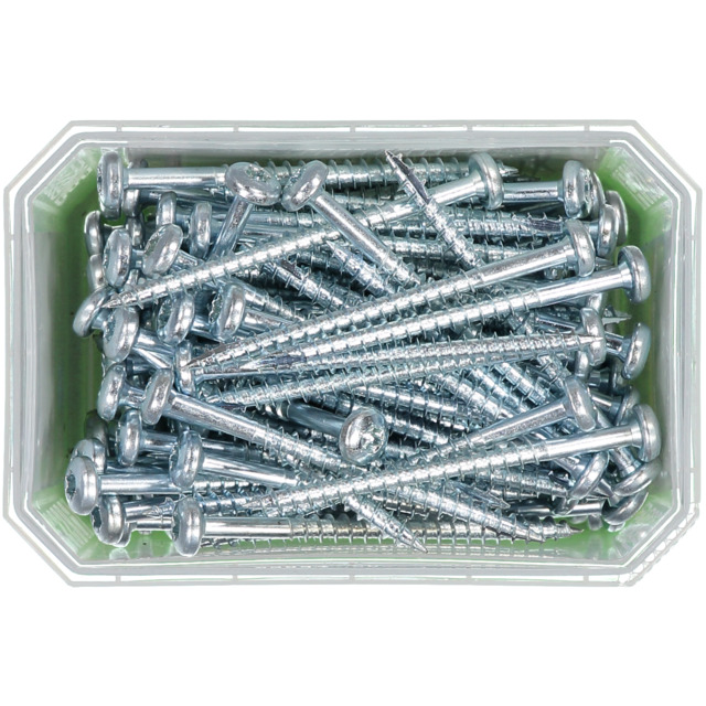 TRÄSKRUV KULLRIGT HUVUD TX30 HELGÄNGAD FZB 6X80MM 100ST