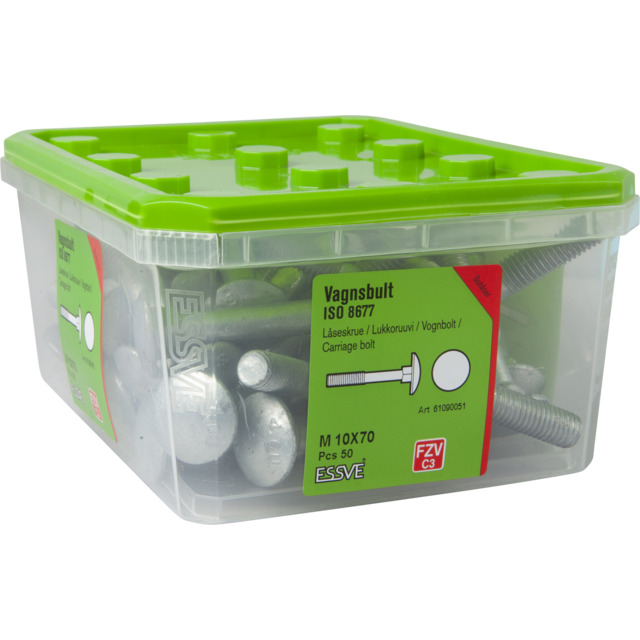 VAGNSBULT ISO 8677 FZV M10X70 50ST