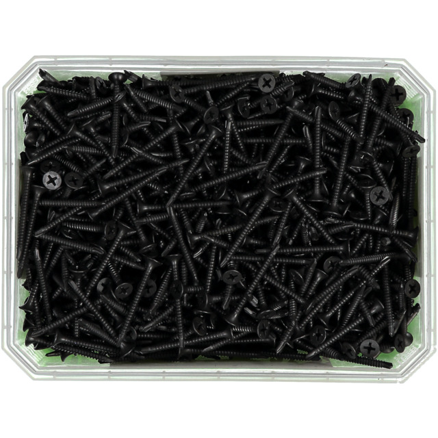 GIPSSKRUV 3,5X40 STÅL FOSF 900 900ST FOSFATERAD M BORRSPETS