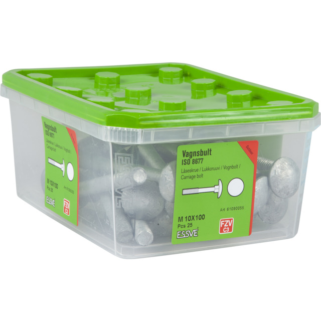 VAGNSBULT ISO 8677 FZV M10X100 25ST