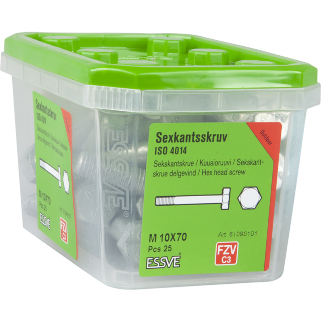 SKRUV M6S I4014 DG FZV M10X70 25ST | Beijerbygg Byggmaterial