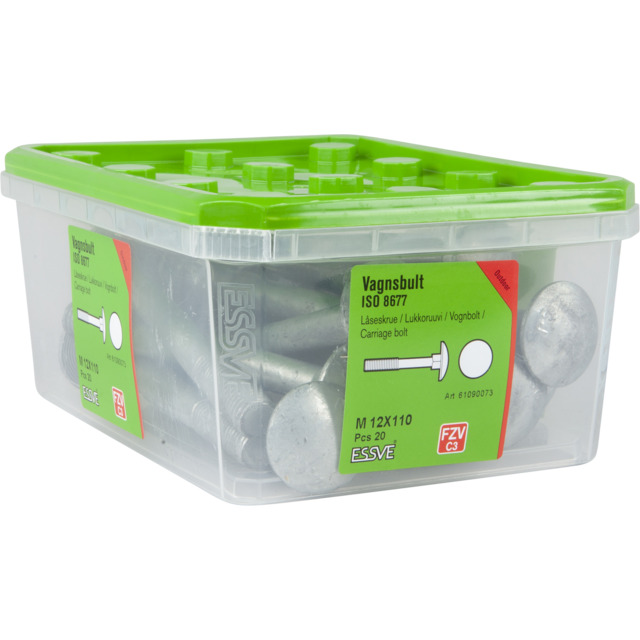 VAGNSBULT ISO 8677 FZV M12X110 20ST