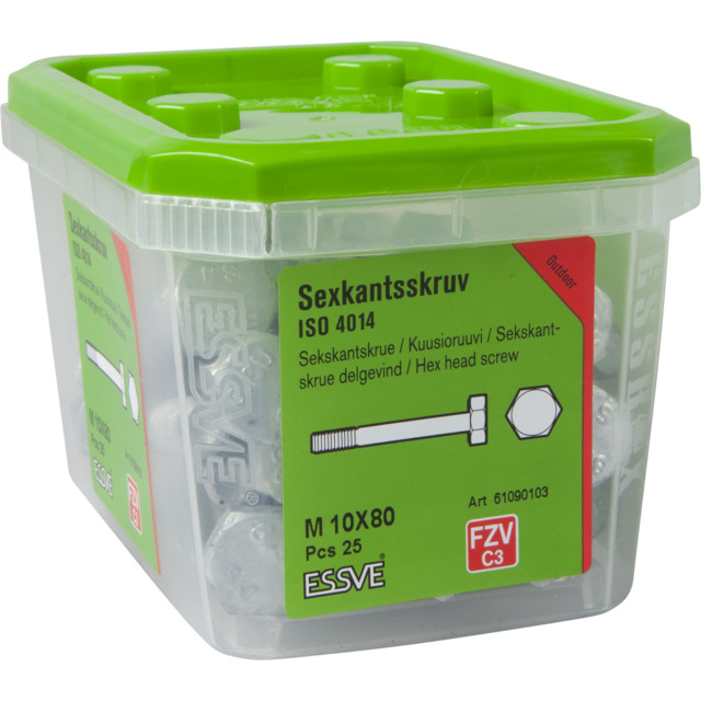 SKRUV M6S I4014 DG FZV M10X80 25ST | Beijerbygg Byggmaterial