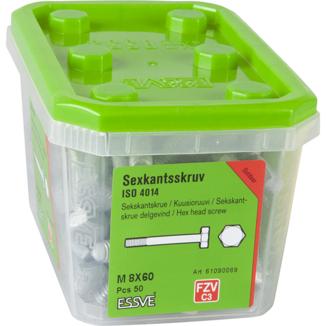 SKRUV M6S I4014 DG FZV M8X60 50ST | Beijerbygg Byggmaterial