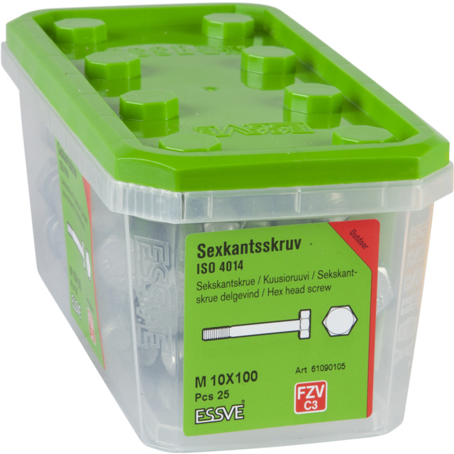 SKRUV M6S I4014 DG FZV M10X100 25ST | Beijerbygg Byggmaterial