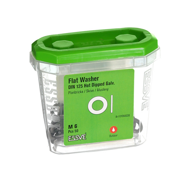 PLANBRICKA DIN 125 FZV M6 50ST