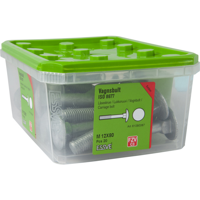 VAGNSBULT ISO 8677 FZV M12X80 20ST