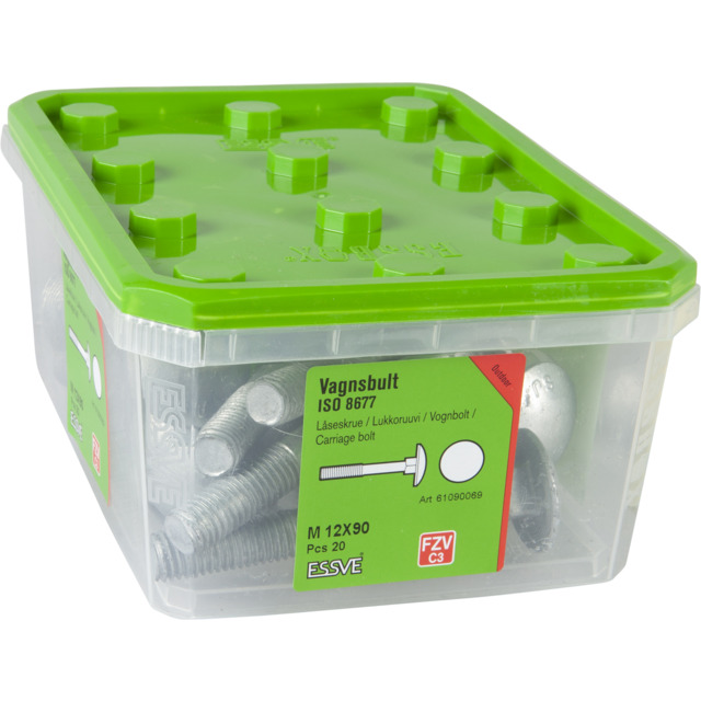 VAGNSBULT ISO 8677 FZV M12X90 20ST