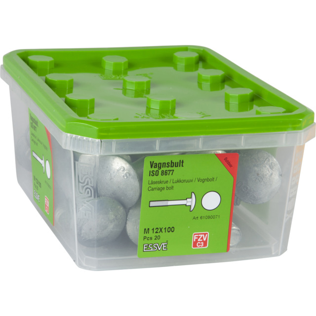 VAGNSBULT ISO 8677 FZV M12X100 20ST