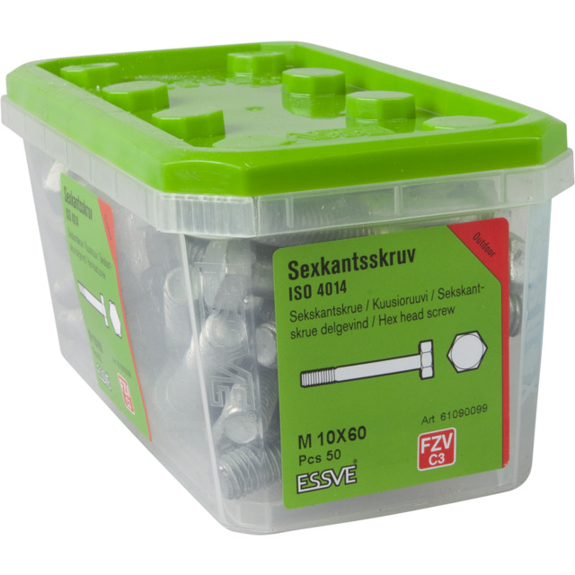 SKRUV M6S I4014 DG FZV M10X60 50ST | Beijerbygg Byggmaterial