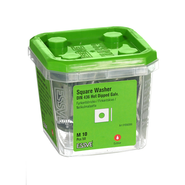 BRICKA S4B VFZ M10 50ST FYRKANTSBRICKA