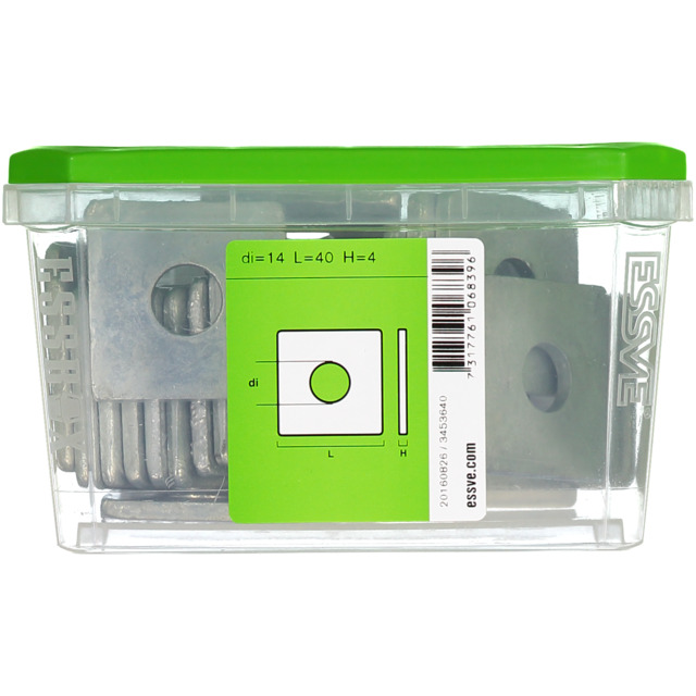 BRICKA S4B VFZ M12 25ST FYRKANTSBRICKA