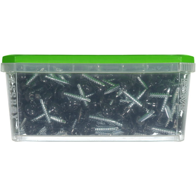 FARMARSKRUV 4,8X35 SVART DECOR TX25 250ST