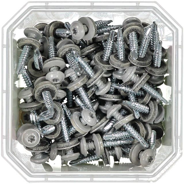 MONTAGESKR MBR RFR SILV 4,2X25 RAL9006 TX20 100ST