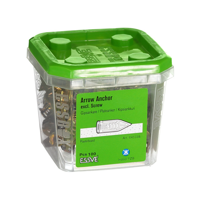 GIPSANKARE ARROW ANCHOR 3,5MM 100ST