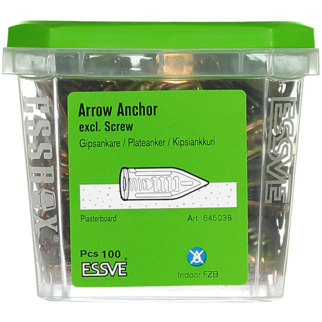 GIPSANKARE ARROW ANCHOR 3,5MM 100ST